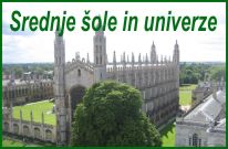 Srednje šole in univerze